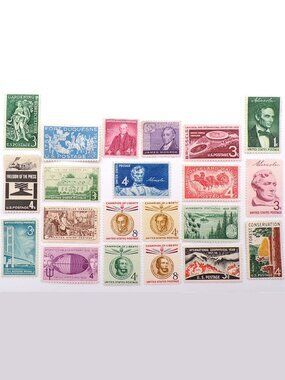 1958 United States Commemorative Stamp Year Set
